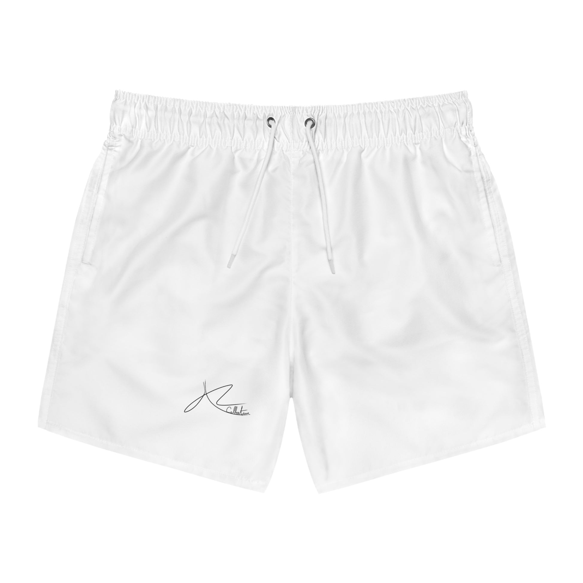 Stylish White Swim Trunks for Beach Days