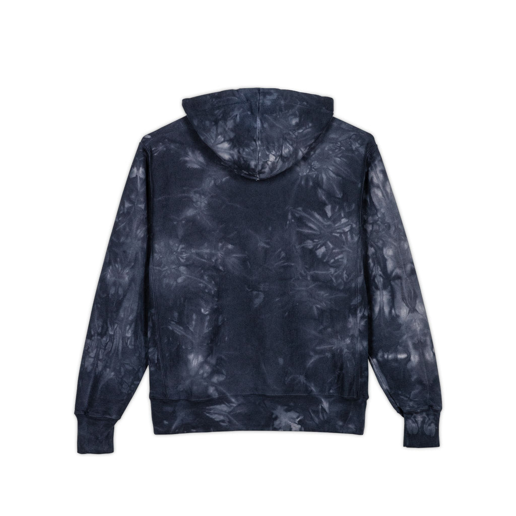 Unisex Tie-Dye Champion Hoodie - Embroidered Style, Cozy & Chic