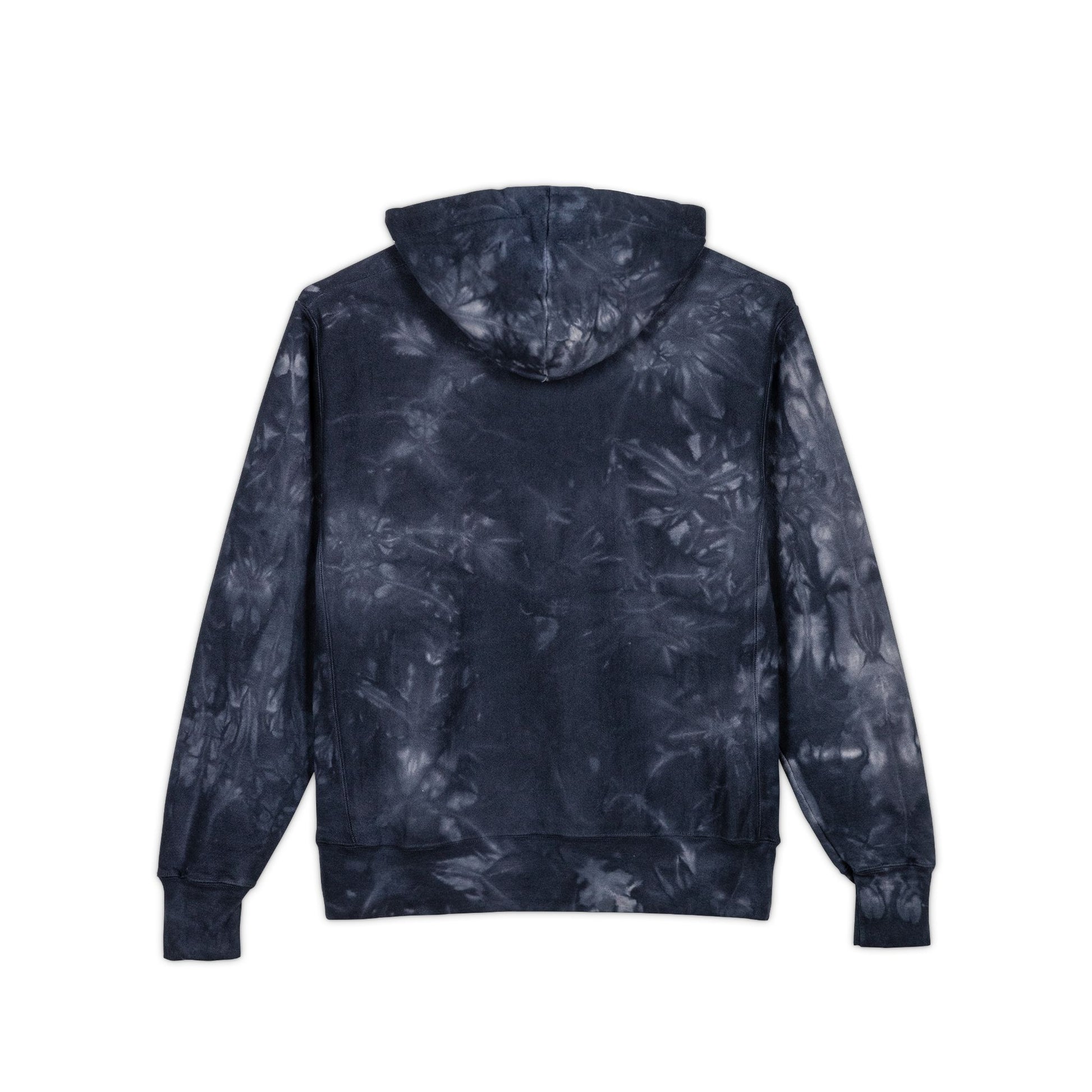 Unisex Tie-Dye Champion Hoodie - Embroidered Style, Cozy & Chic