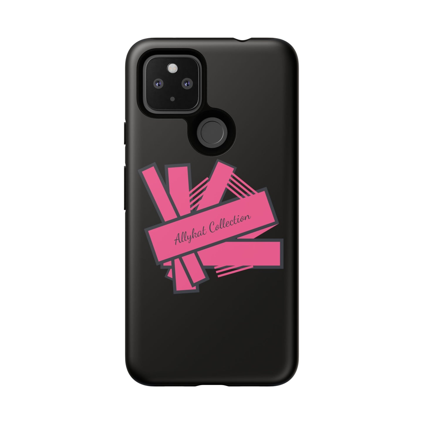 Stylish Tough Phone Case - Allykat Collection - Pink Stripes Design