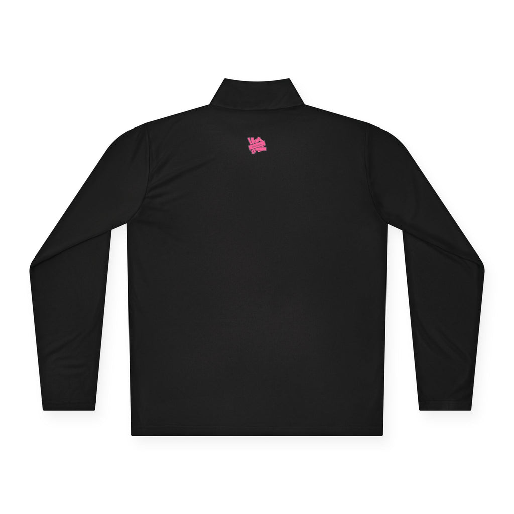 Stylish Unisex Quarter-Zip Pullover with Fun Graphic