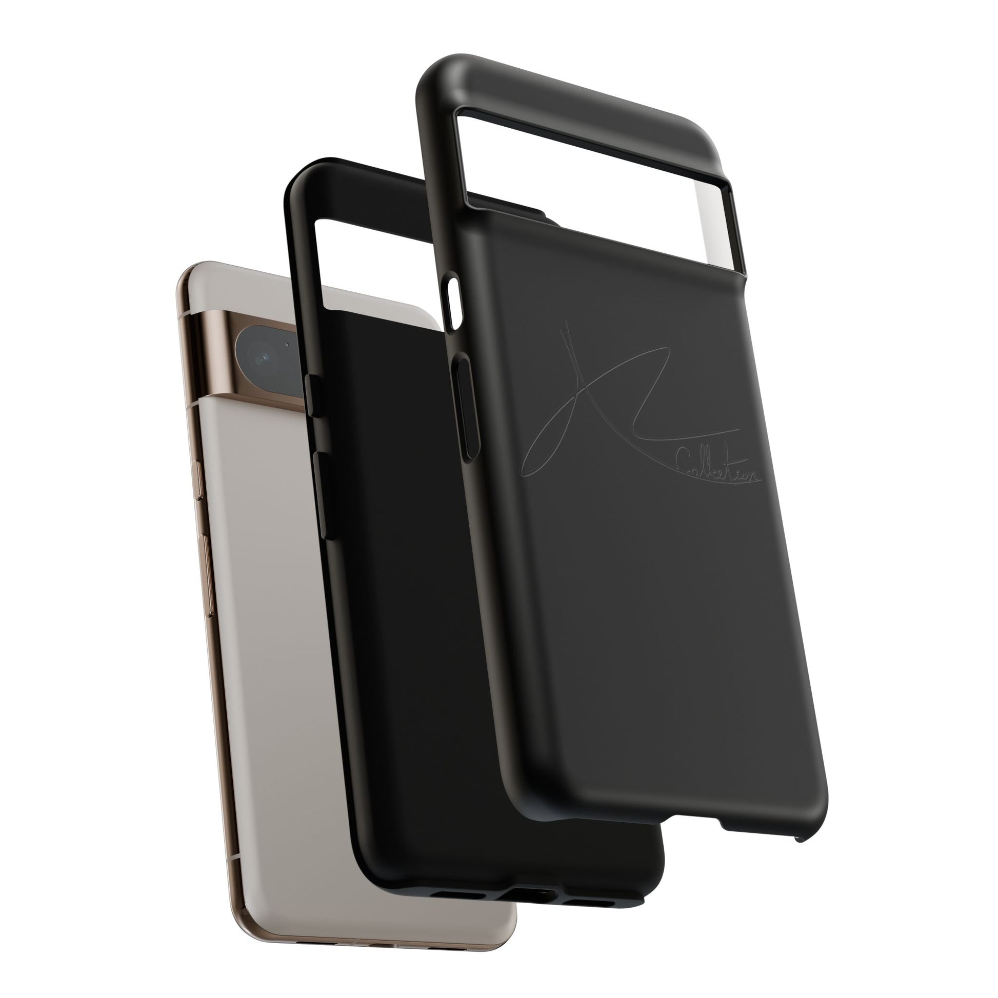 Stylish Tough Phone Case - Allykat Collection - Pink Stripes Design