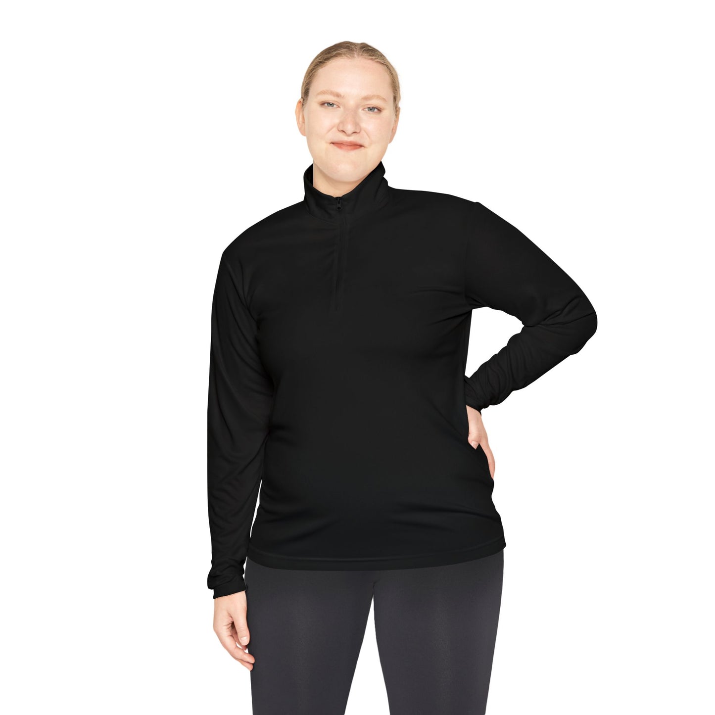 Stylish Unisex Quarter-Zip Pullover with Fun Graphic