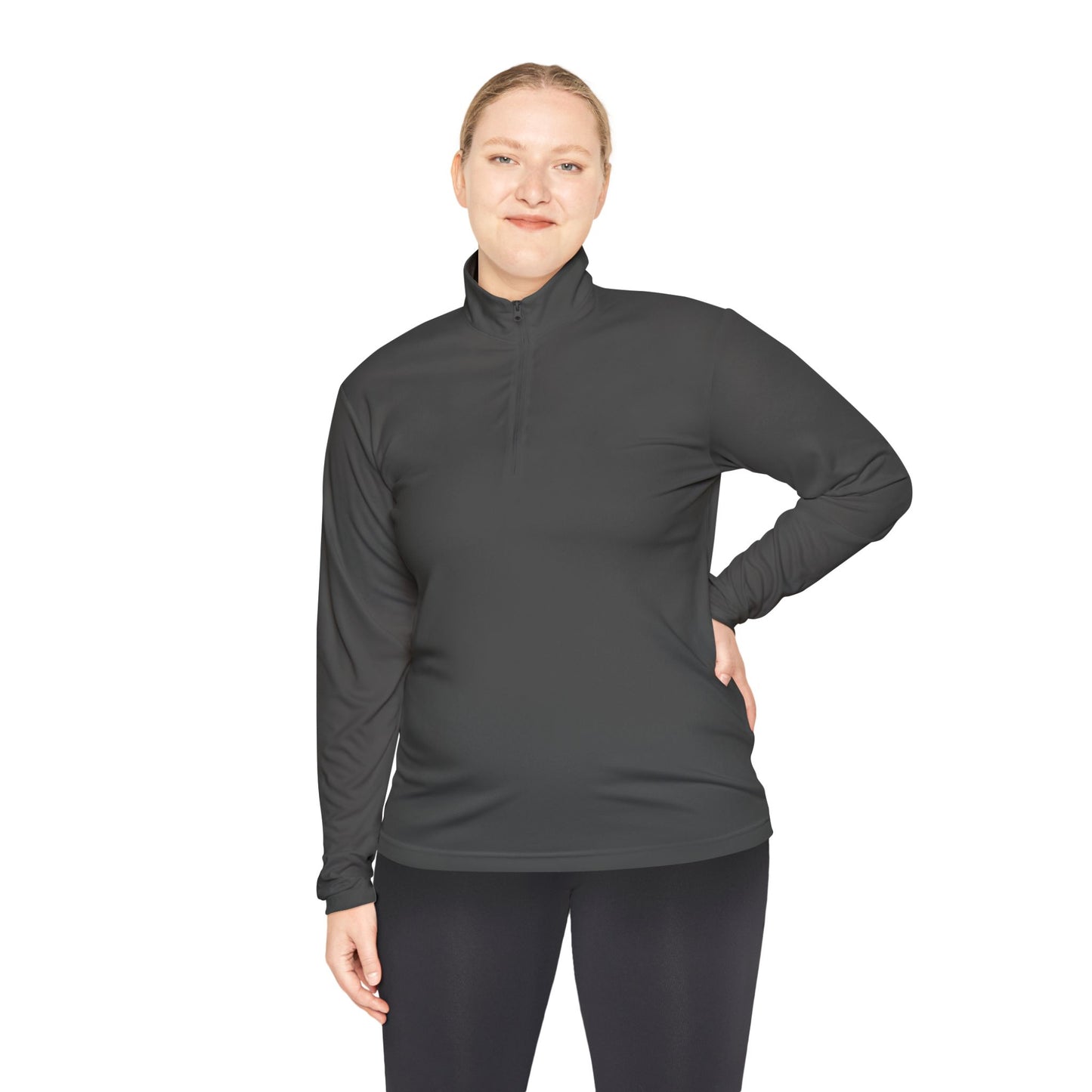 Stylish Unisex Quarter-Zip Pullover with Fun Graphic