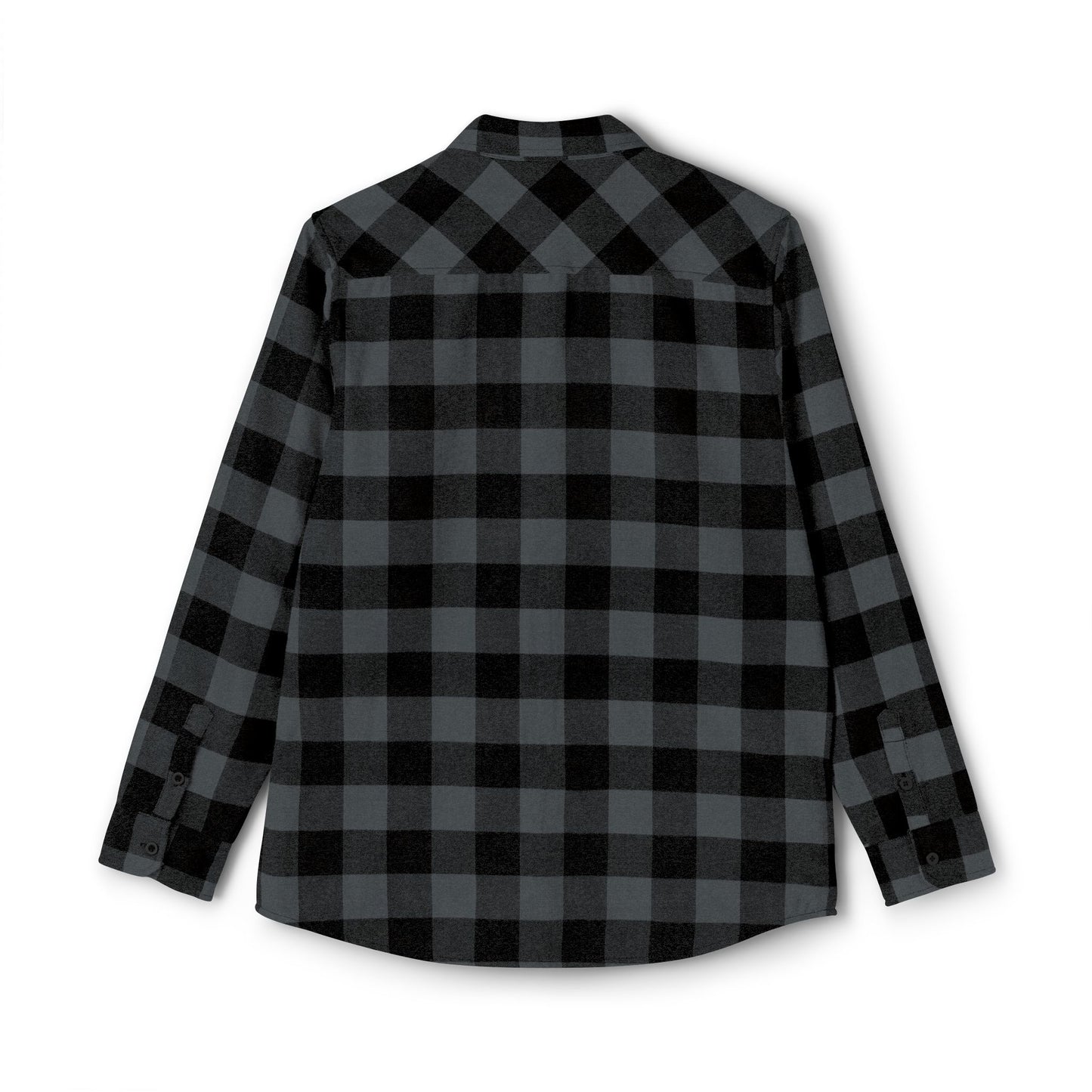 Unisex Flannel Shirt - Cozy Green Checkered Button-Up for Outdoor Adventures