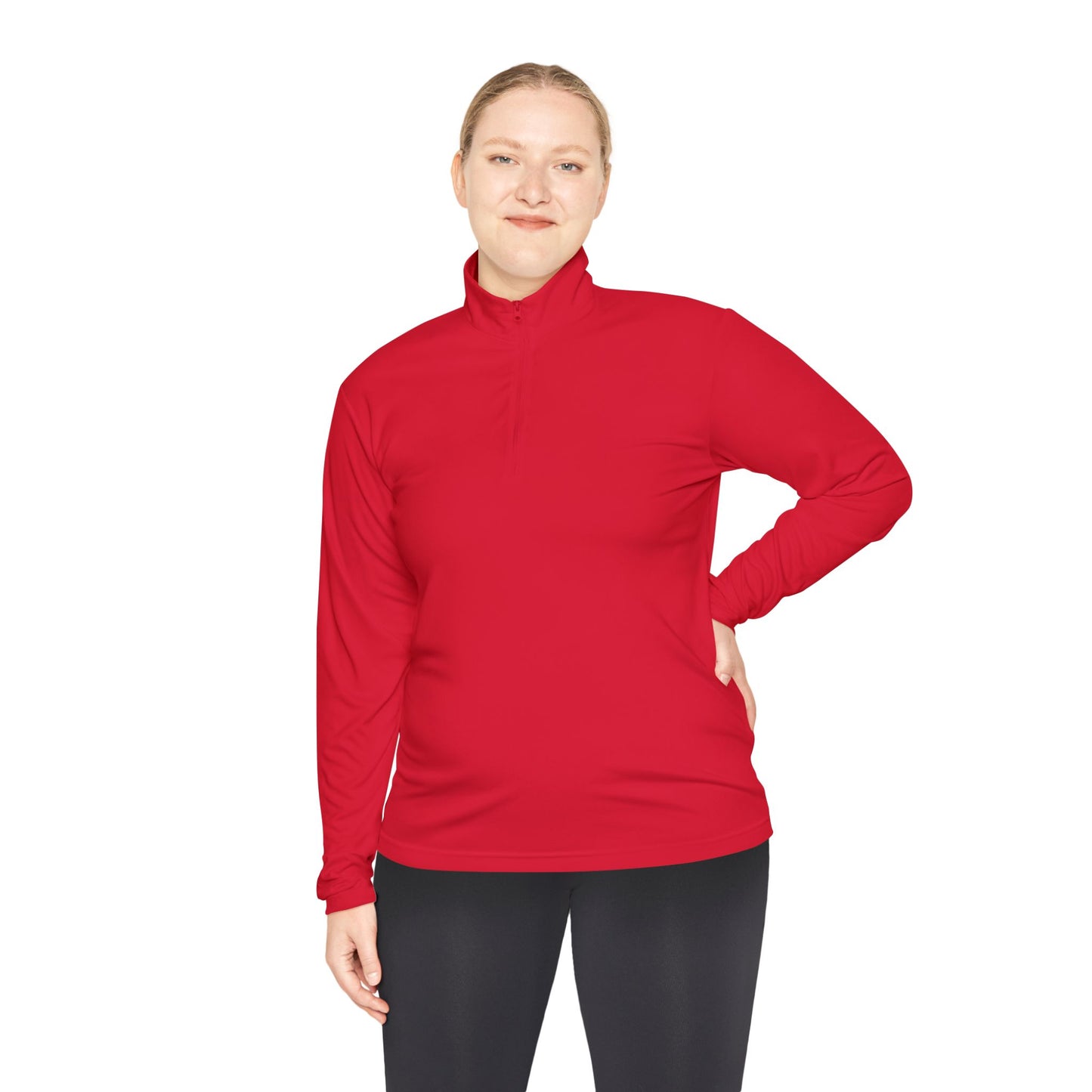 Stylish Unisex Quarter-Zip Pullover with Fun Graphic