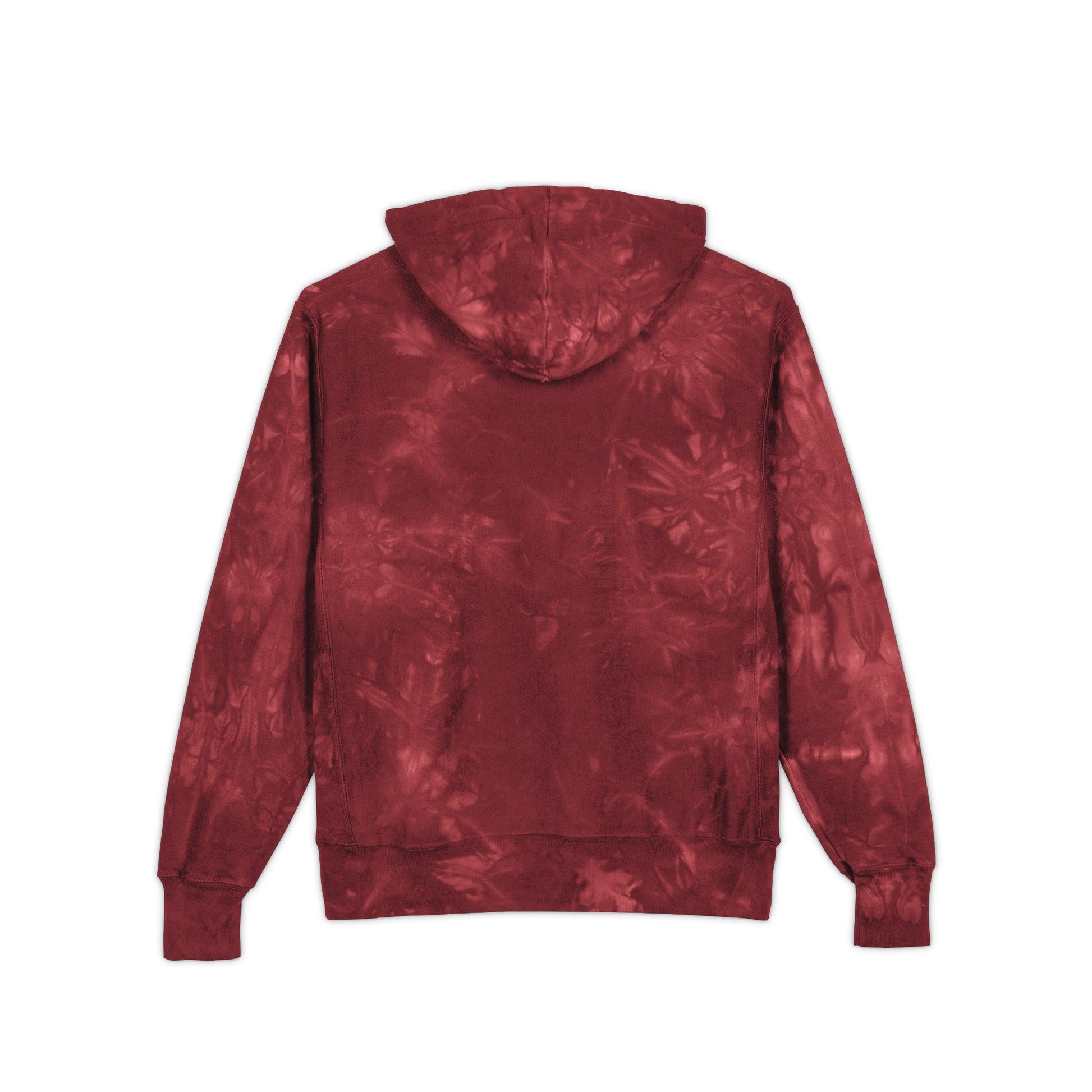 Unisex Tie-Dye Champion Hoodie - Embroidered Style, Cozy & Chic