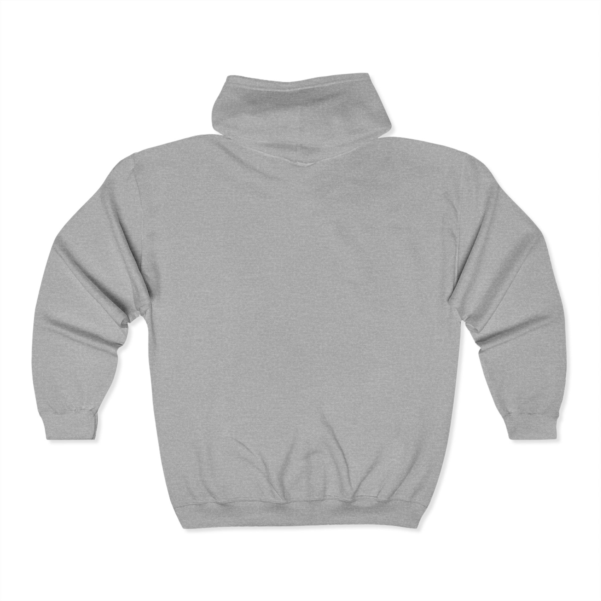 Trendy Full Zip Hooded Sweatshirt for Casual Vibes - Perfect for Everyday Wear and Gifts