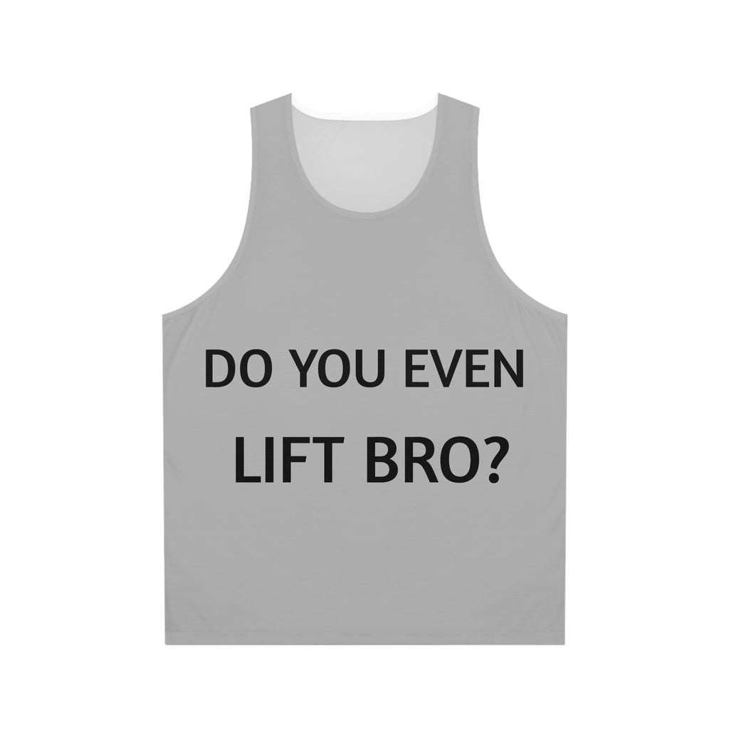 Motivational Unisex Tank Top - "Don't Watch Me, Watch What I Lift" - Gym Apparel for Fitness Enthusiasts