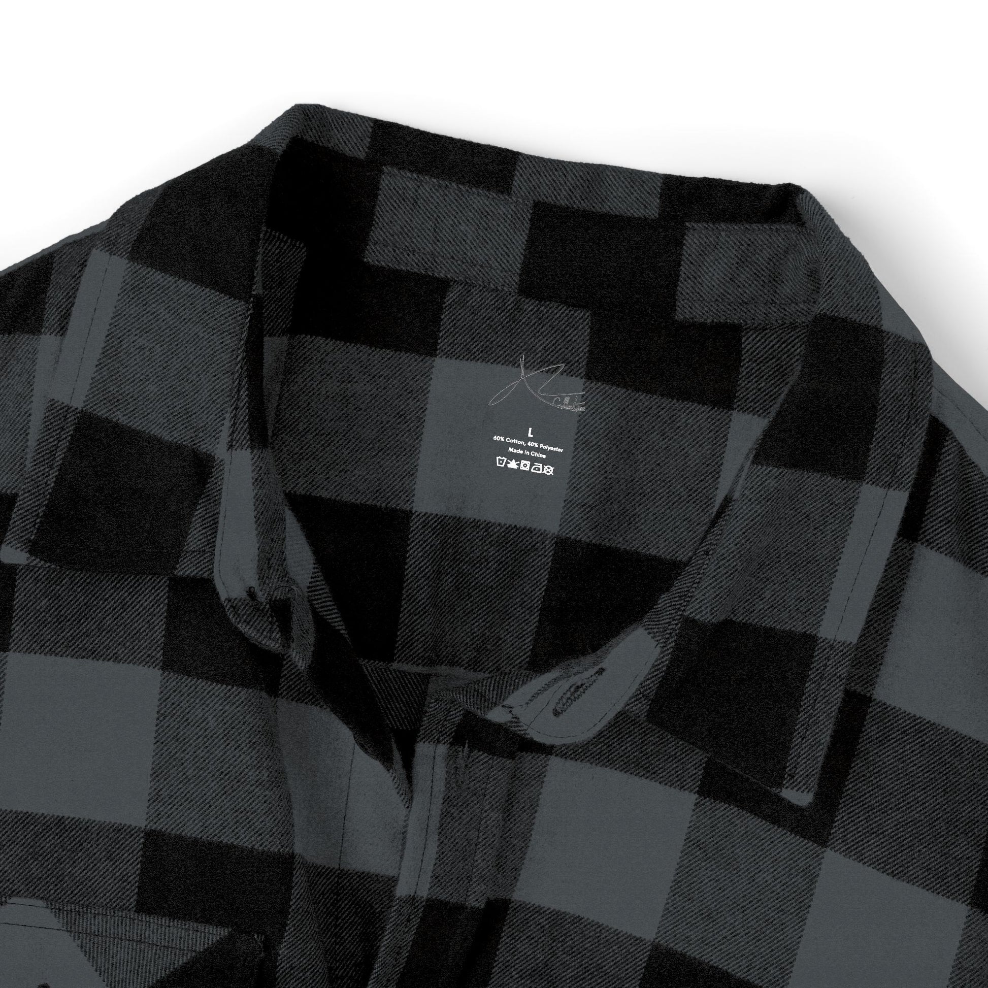 Unisex Flannel Shirt - Cozy Green Checkered Button-Up for Outdoor Adventures