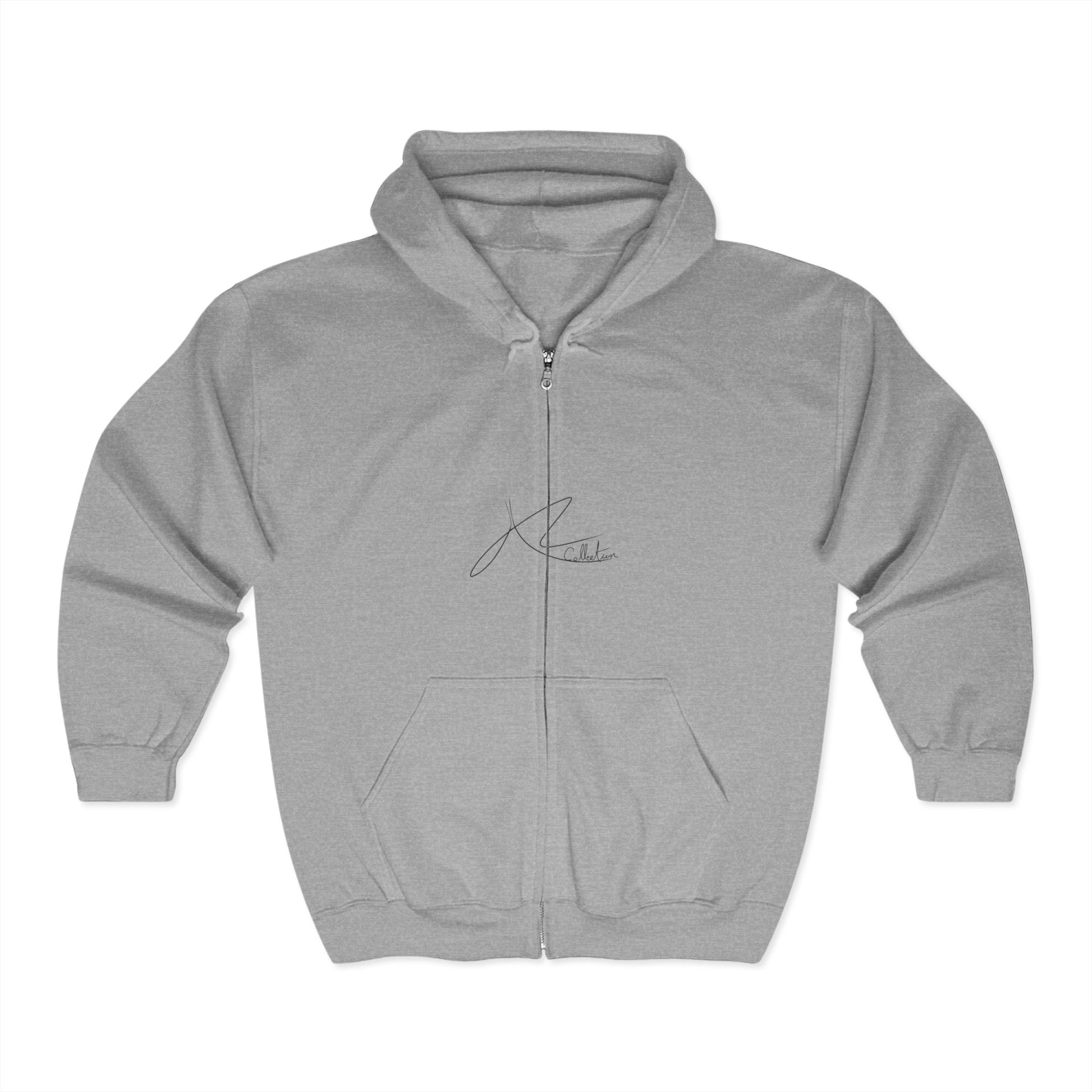 Trendy Full Zip Hooded Sweatshirt for Casual Vibes - Perfect for Everyday Wear and Gifts