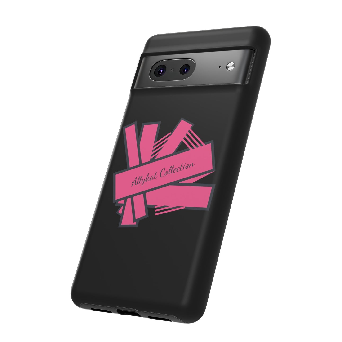 Stylish Tough Phone Case - Allykat Collection - Pink Stripes Design