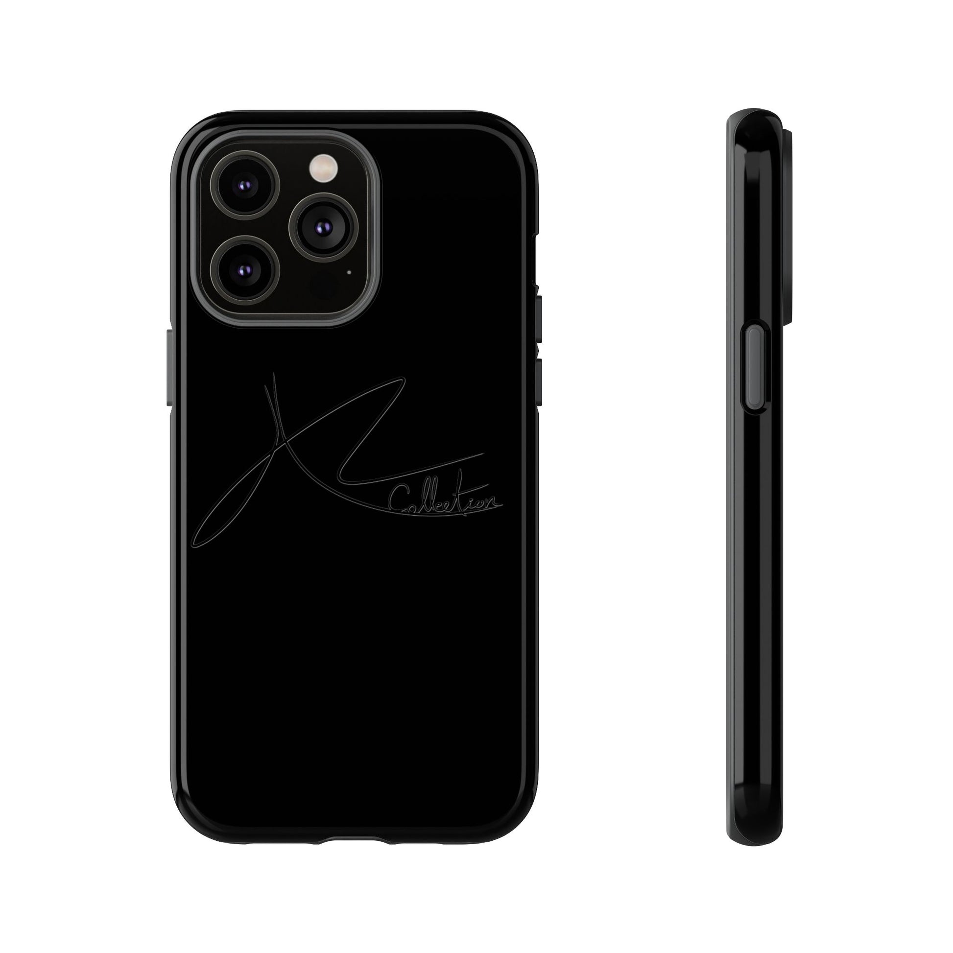 Stylish Tough Phone Case - Allykat Collection - Pink Stripes Design