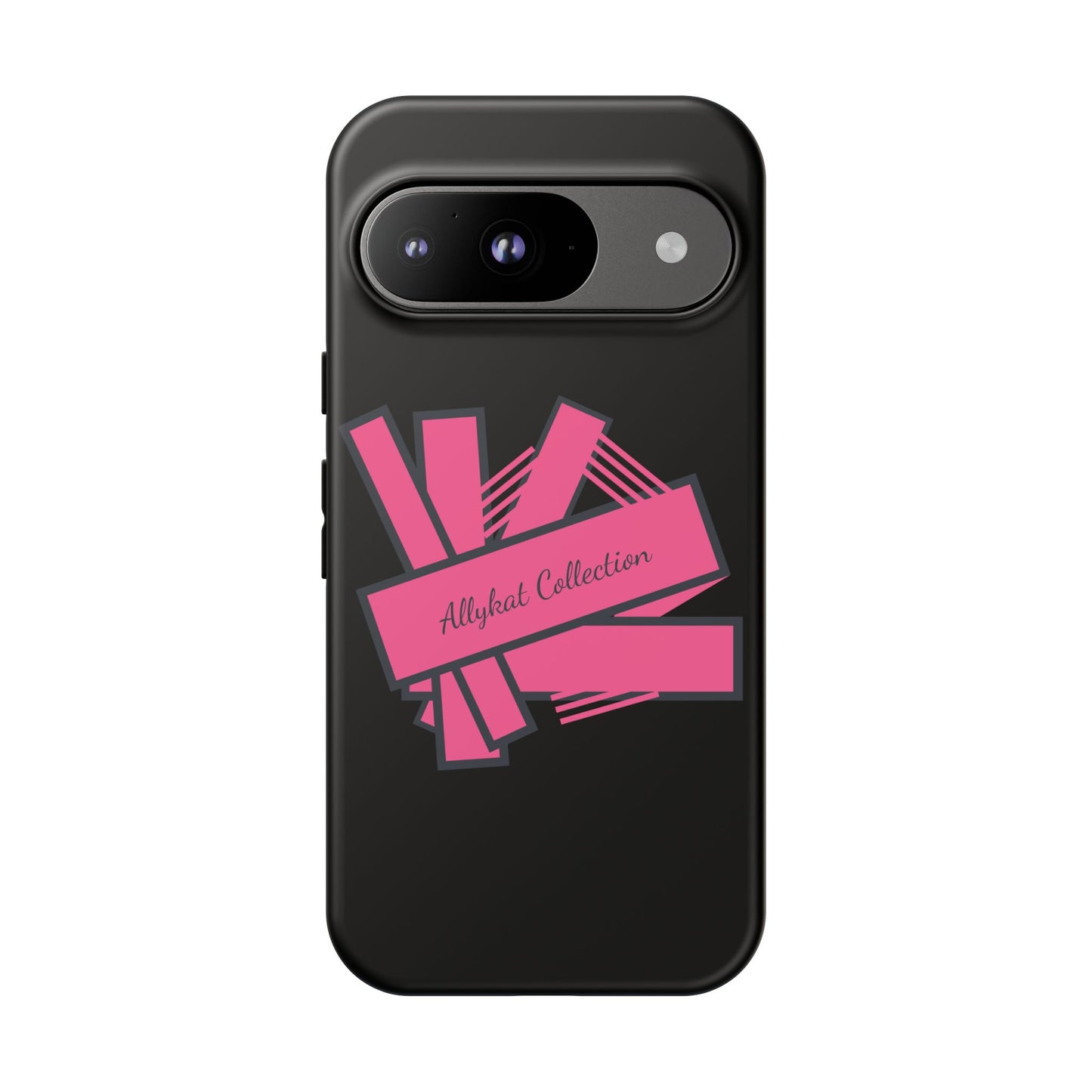 Stylish Tough Phone Case - Allykat Collection - Pink Stripes Design