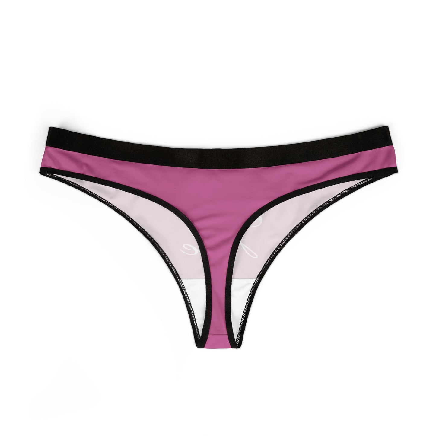 Flirty 'Eat Me' Women's Thongs - Playful Lingerie for Bold Confidence