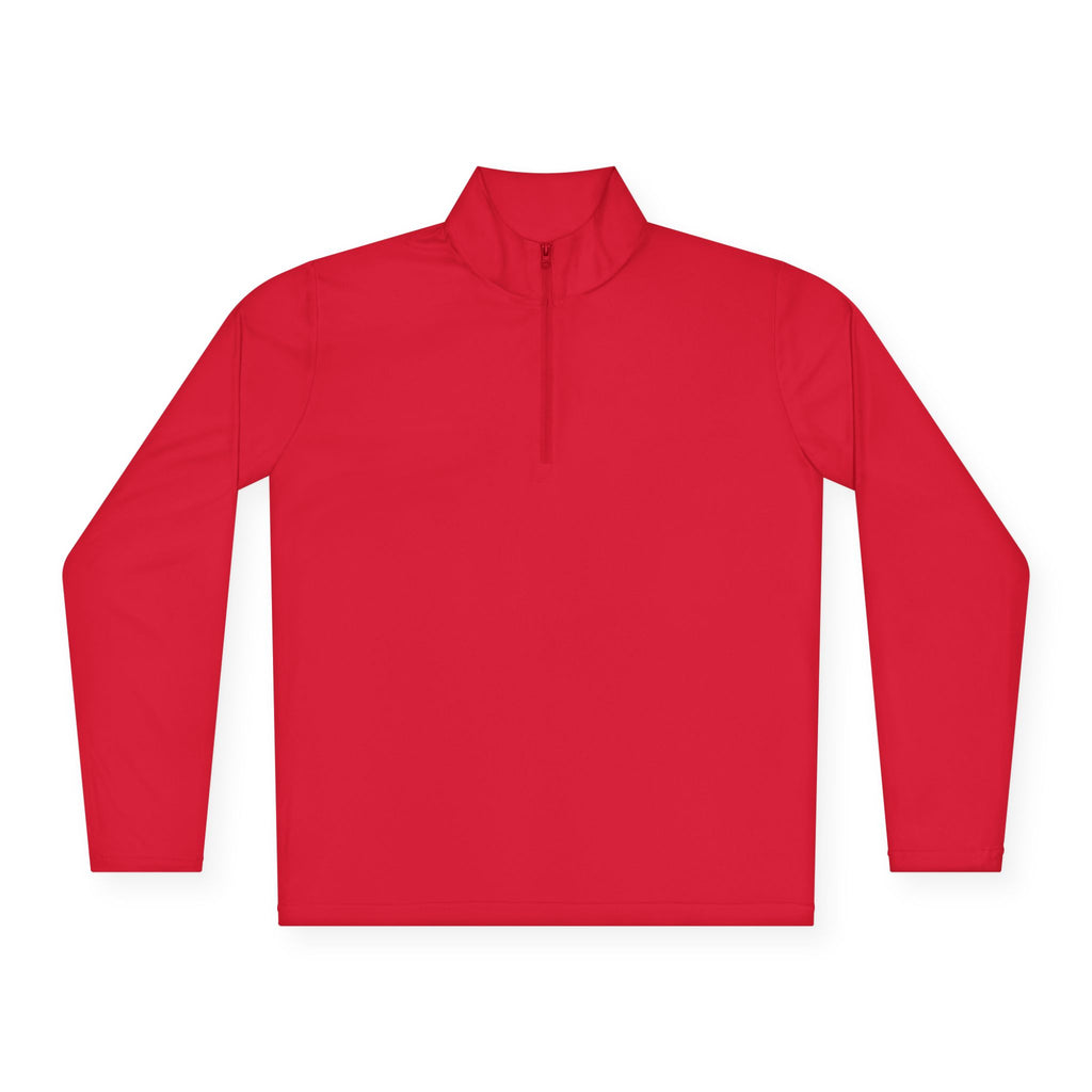 Stylish Unisex Quarter-Zip Pullover with Fun Graphic