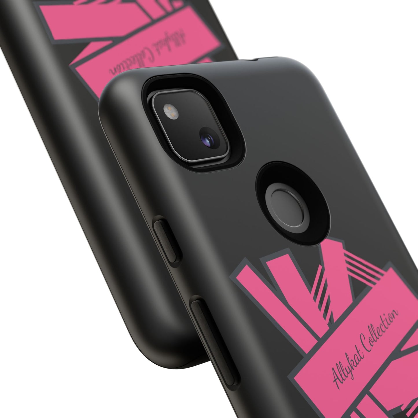 Stylish Tough Phone Case - Allykat Collection - Pink Stripes Design