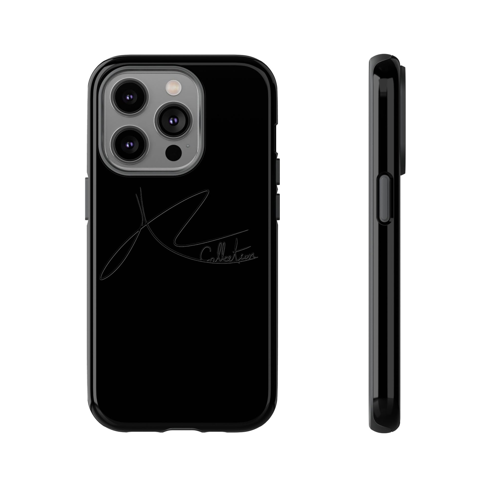 Stylish Tough Phone Case - Allykat Collection - Pink Stripes Design