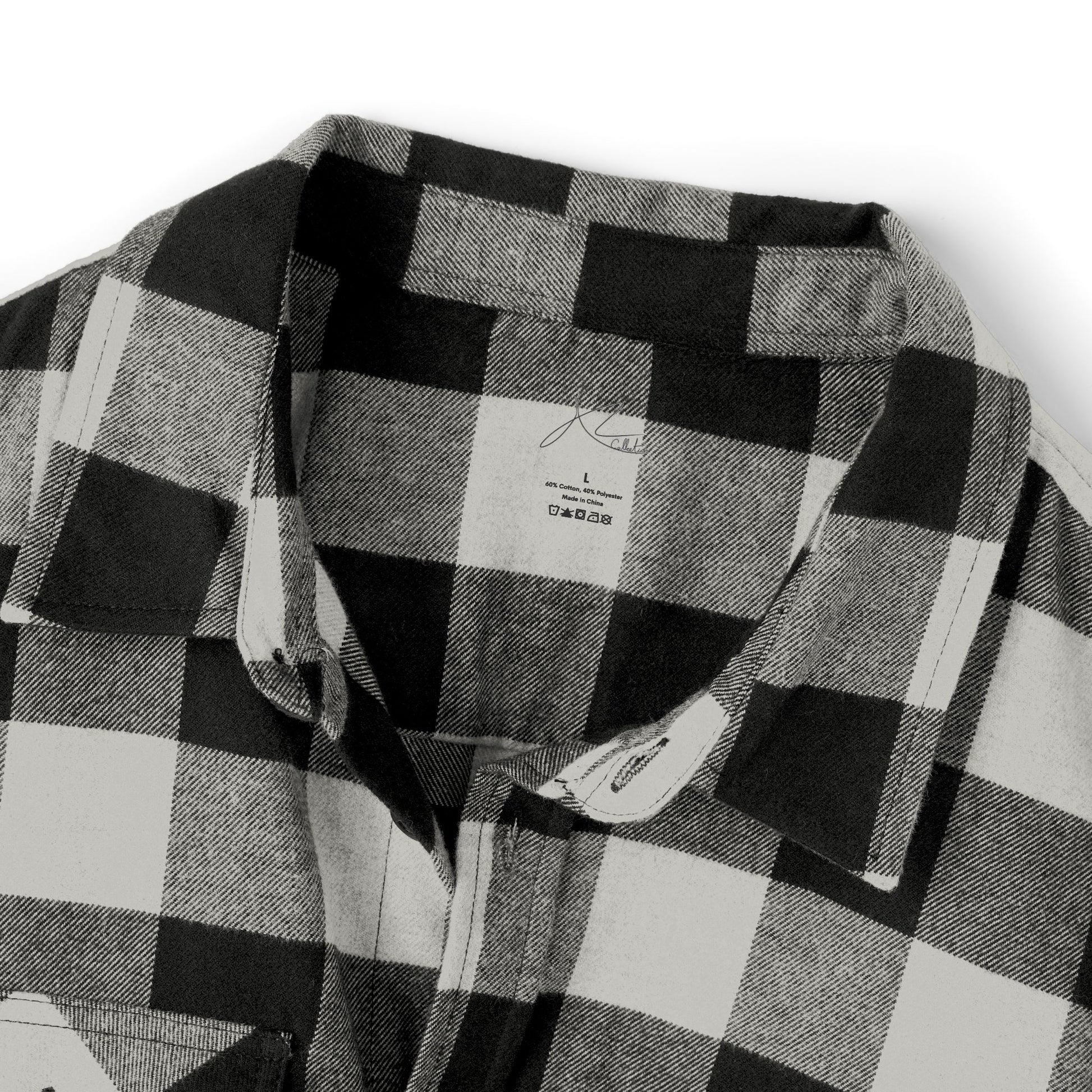 Unisex Flannel Shirt - Cozy Green Checkered Button-Up for Outdoor Adventures